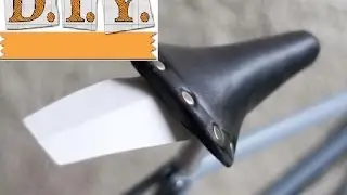 DIY : How to make your own bicycle ass saver (fender)