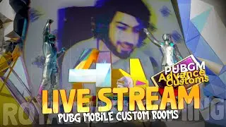 PUBG MOBILE LIVE STREAM | UNLIMTIED CUSTOM ROOMS PAK/INDIA - ROYALWASI GAMING