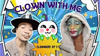 Blue Clown Paint Look 🤡💙 | My Cleanest Clown Transformation Yet| CLOWNERY EP #3| DAVENNIER
