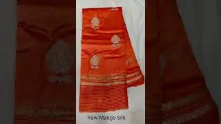 Latest Raw Mango Silk saree  New collection, price 2995. #trending  #saree #shorts ph no 9844428096