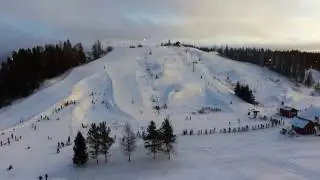 Peuramaa Ski. Dji Phantom 3 Standard 8.1.2017
