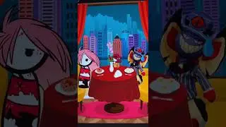 Сэр, задумчивое свидание #hazbinhotel #hazbinhotelnifty #sirpentious #cherribombhazbinhotel #cher...