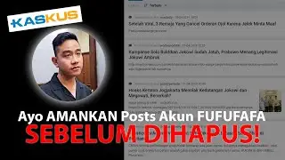 Tarik data posts Fufufafa sebelum di hapus!