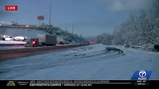 Winter storm brings snow and impacts New Mexico