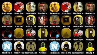 Backrooms Battle 3D, Horror Face: Garten Shooter, Nextbots in Backrooms: Shooter...