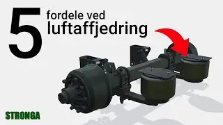 Sammenligning af luftaffjedring vs. affjedret affjedring p&aring; DumpLoada-trailere