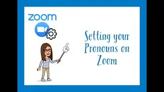 Setting up Pronouns in Zoom Profile