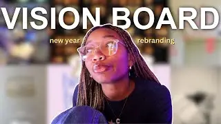 creating my VISION BOARD for 2026🌟💋 | VLOGMAS DAY 24