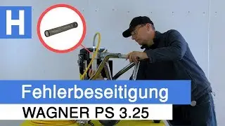 Wagner PS 3.25 Fehlerbeseitigung - Spritzger&auml;t saugt nicht an (SCHNELLE L&Ouml;SUNG)