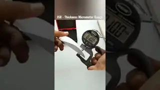 JSR - Thickness Micrometer Gauge &bull; User Video #shorts