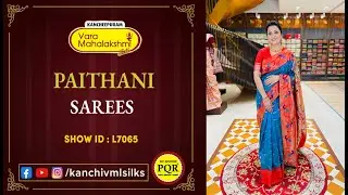 Paithani Sarees Collection | WhatsApp Number 89 0001 0002 | Kancheepuram Varamahalakshmi Silks LIVE