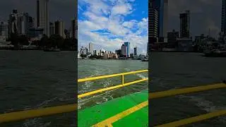 Ferry Boat - Travessia de balsa entre Itaja&iacute; e Navegantes - SC #navegantes #itaja&iacute; #sc #ferryboat