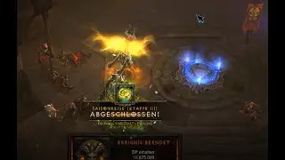 Diablo 3 Saisonreise #41 Abschluss Saisonetappe 3 und Umstellung auf Erdbeben Skillung