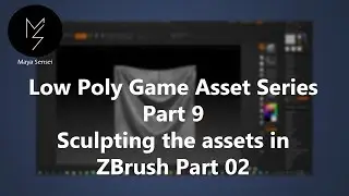 Maya Modeling Techniques - Low Poly Assets for games - Part 9
