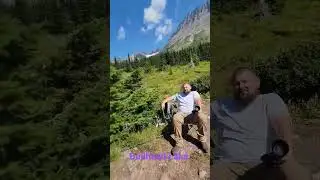 Bullhead Lake on the swiftcurrent pass trail in Glacier National Park