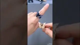 Origami: Heart Ring. - Instructions in English #tiktok #origami #idea #paper #shorts