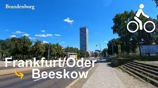Radtour von Frankfurt (Oder) nach Beeskow | Polen, Helenesee, M&uuml;llrose | Brandenburg | 4K