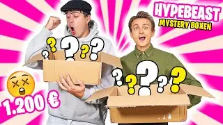 Wir testen 2 HYPEBEAST Mystery BOXEN 🧿🎁 mit CrispyRob
