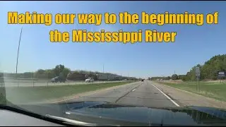 Driving from Minneapolis, MN to the parking lot of Mary Gibbs Mississippi Headwaters Center