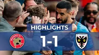 Walsall 1-1 AFC Wimbledon 📺 | Dons denied in Bescot battle ❌ | Highlights 🟡🔵