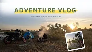 A peaceful fishing and camping trip in the countryside