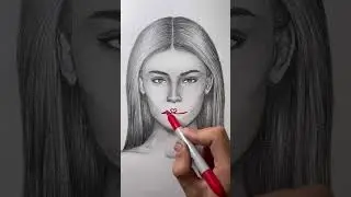 How to draw Red Lips! #makeup