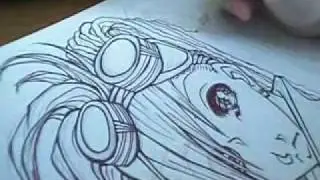 Copic and Crayola drawing