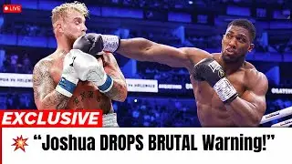Anthony Joshua Issues BRUTAL WARNING To Jake Paul &mdash; Fight Tension EXPLODES!