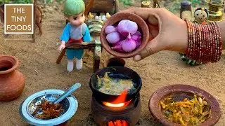 Instant Onion Pakoda || How To Make Crispy Onion Fritters || Onion Pakora || The Tiny Foods