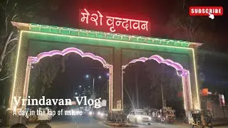 Vrindavan Vlog ❓ Radhey radhey 🙌🌺