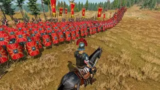 1000 Roman Shieldbearers vs the Carthaginian Army &mdash; Wall of Steel | Mount & Blade II: Bannerlord
