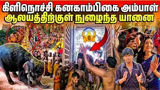 🔴 யானையால் கிளிநொச்சி கனகாம்பிகை கதவு திறந்தது 😱| அடை மழையில் புலம்பெயர் மக்கள் | Rj with Kj