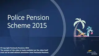 Peninsula Pensions Guide to the Police Pension Scheme 2015