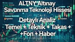 #ALTNY Altınay Savunma Teknoloji Hissesi Detaylı Analiz | Temel + Teknik + Takas + Fon + Haber 🔥