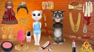 Billu dress, lipstick, Taj, best color cat funny makeup comedy video dk billu tv part 4