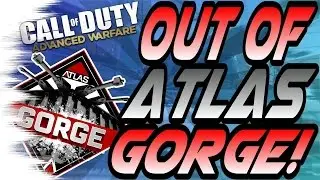 *NEW* Out of Atlas Gorge in Infected! - Out of, On Top of, and Under the Map! (CoD AW Glitch)
