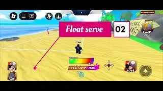 Perform Float serve in mobile | Volleyball Legends