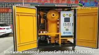 REXON ZYD-200(12000 liters/hour) transformer oil filtration machine, safe color yellow & dark