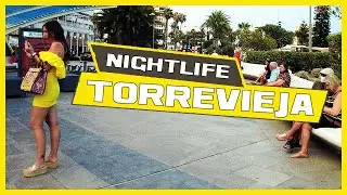 Torrevieja Walking Tour | Promenade Walk On Saturday Evening | Costa Blanca Spain