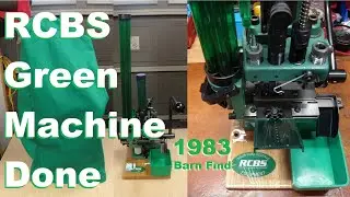 1983 RCBS Green Machine Inline Progressive Press Barn Find: Part - 7 All Finished