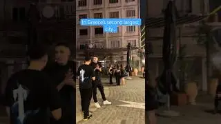 🕺 BIG Thursday night in Greece&rsquo;s 2nd biggest city! #shorts #travel #nightlife #thessaloniki