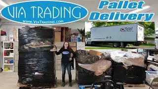Via Trading Pallet Delivery - How does it get delivered to my place? - What did I get? - Reselling