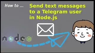 How to send a Telegram message in Node.js (Obsolete)