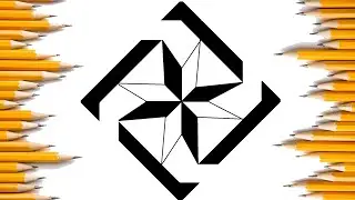 Leran to Draw Overlapping geometric shapes in Ms Paint 🎨