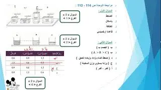 مادة العلوم للصف الثامن منهاج 2021 شرح درس ميكانيكا الموائع ص ( 113 - 114 - 115 )