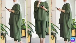 How To Make Two Pieces Modest  Wear (Pencil Trouser and Cowl Top) [DETAILED] || Step by Step