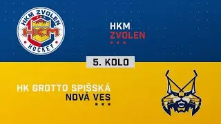 5.kolo semifinále HKM Zvolen - HK GROTTO Spišská Nová Ves HIGHLIGHTS