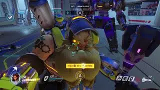 Overwatch: teammate throwing in competitive (ps4)
