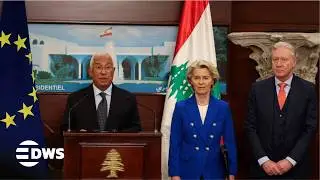 FULL URGENT BRIEFING: EU Leaders Costa & Von der Leyen Address Lebanon Crisis | AC15