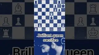 Insane Queen Sacrifice! 🔥 #chess #shorts